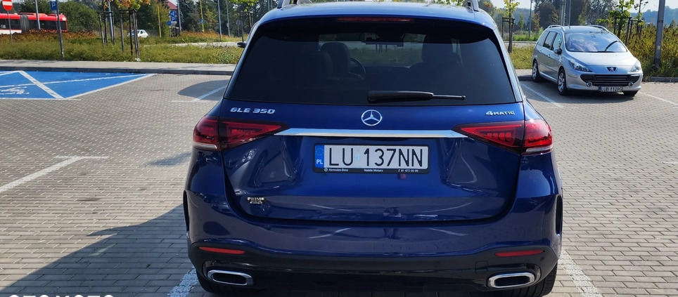 Mercedes-Benz GLE cena 255000 przebieg: 22000, rok produkcji 2021 z Lublin małe 172